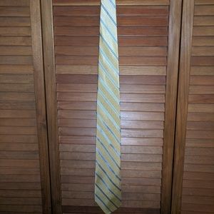 Nautica Tie Yellow/Gold and Blue Stripes
